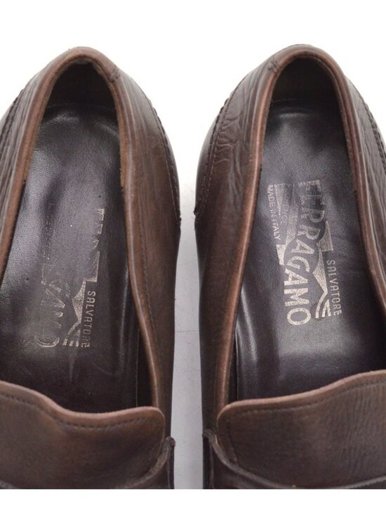 Men Salvatore Ferragamo Gancini Embossed Loafer 10.5 EE main image 6